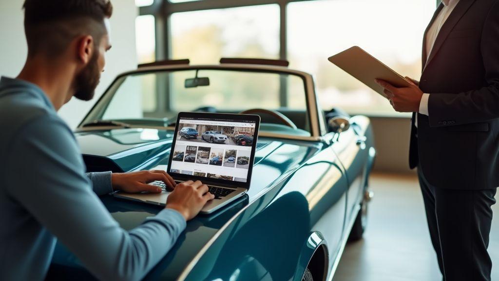 Finding trusted classic car dealers online and verifying sellers