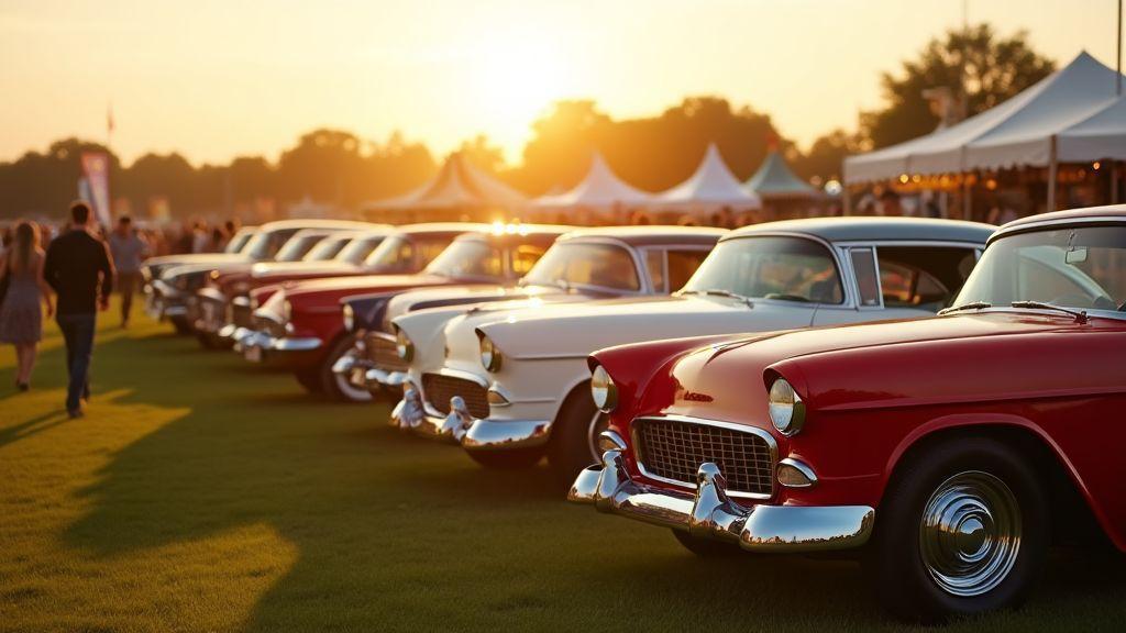Join vintage car meetups near me and collector car festivals