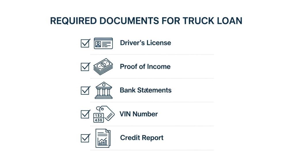 truck loan requirements documents needed 2025