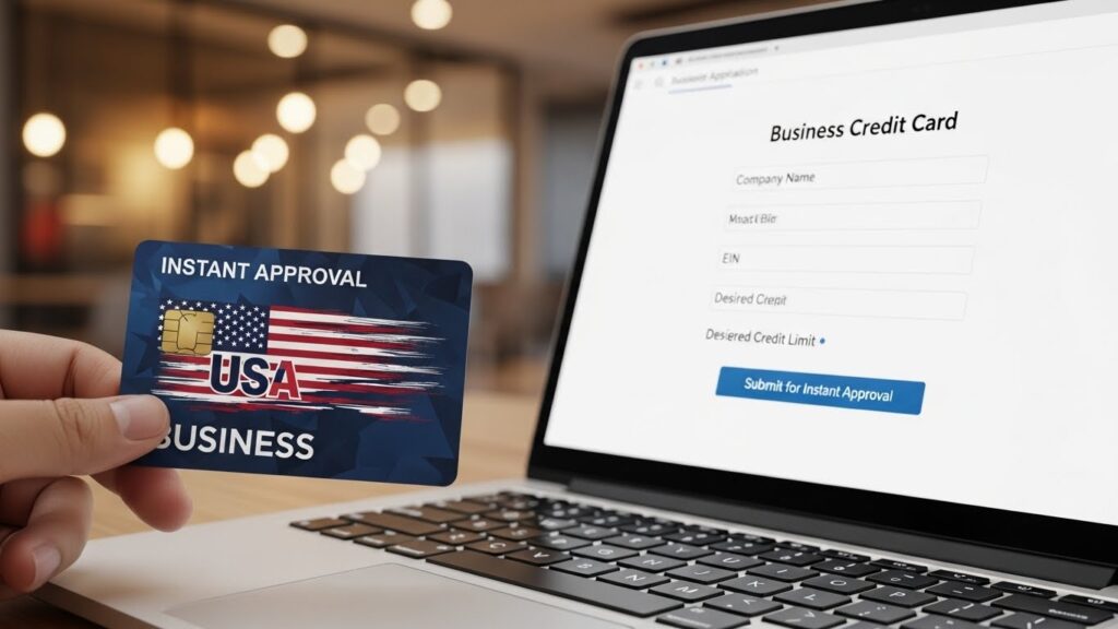 instant approval business credit card online USA