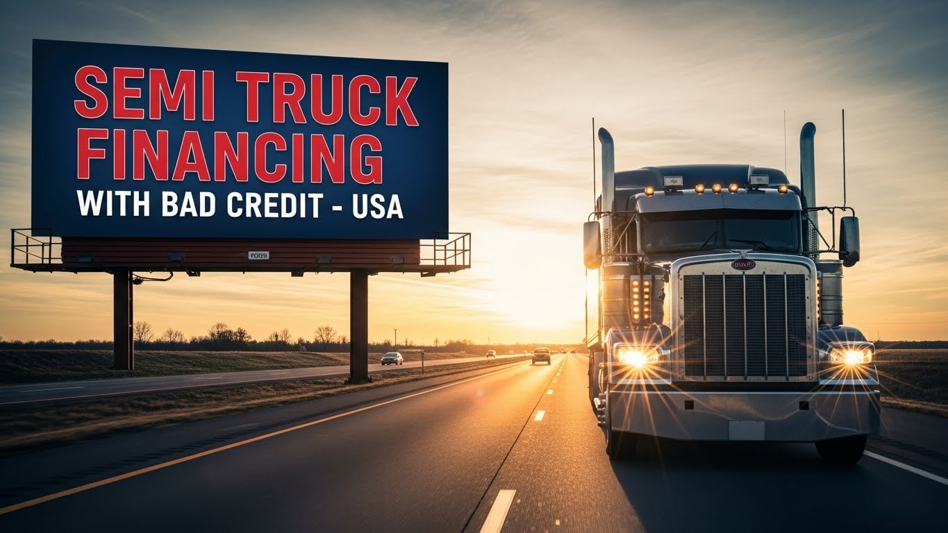 How to get a truck loan with bad credit in the USA